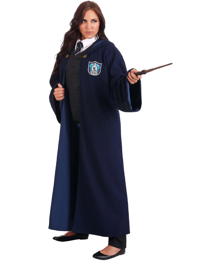 1920s Hogwarts Ravenclaw Adult Book Week Costume Robe - Image 10
