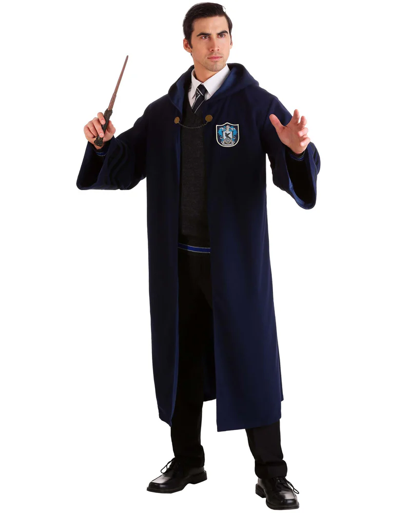 1920s Hogwarts Ravenclaw Adult Book Week Costume Robe - Image 2
