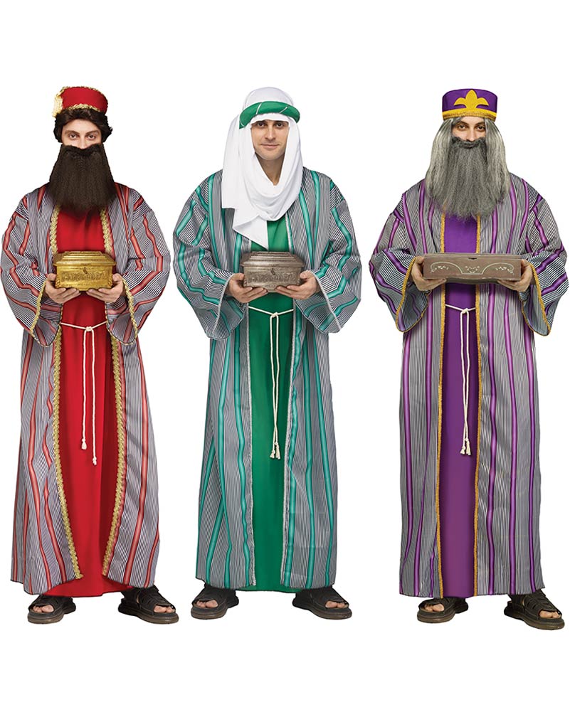 3 Wise Men Purple Adult Christmas Costume - Image 2