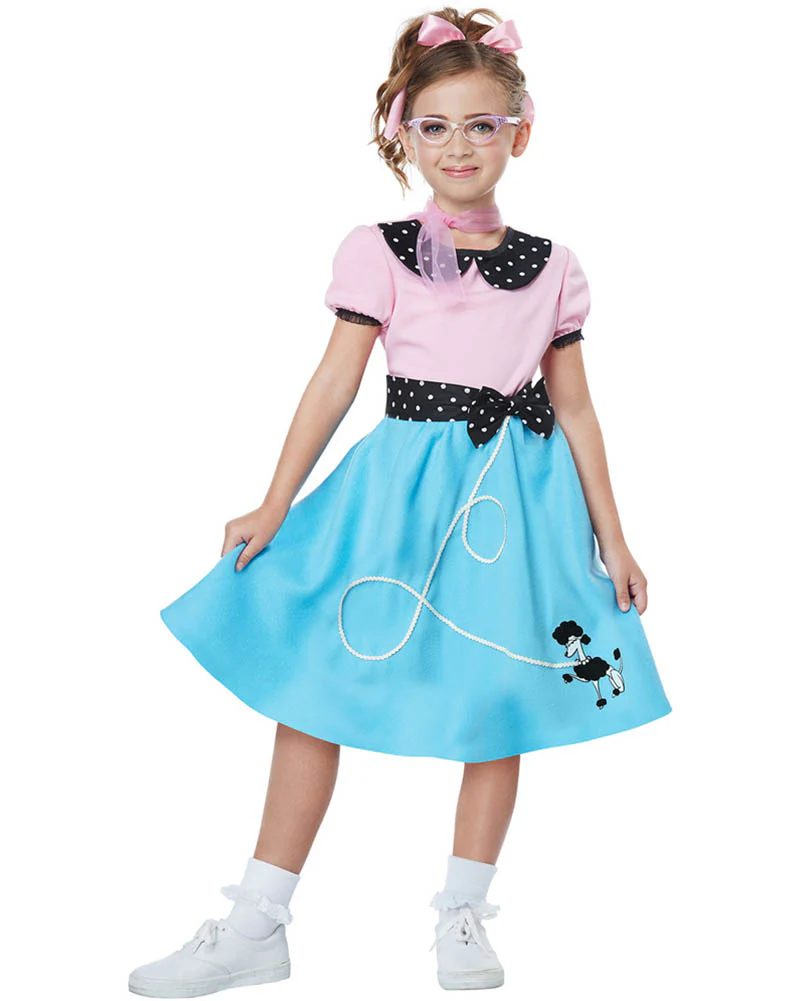 50s Sock Hop Girls Costume - Image 2
