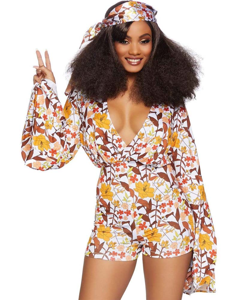60s Boogie Down Babe Womens Costume - Image 2