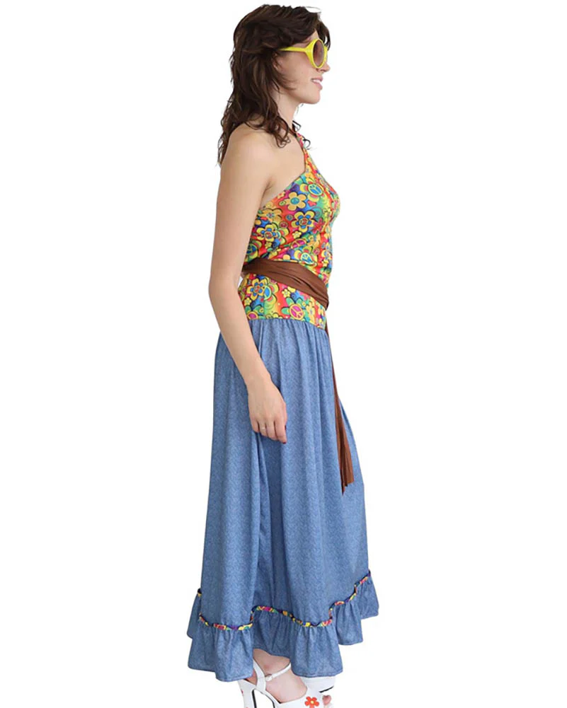 60s Groovy Girl Womens Costume - Image 3