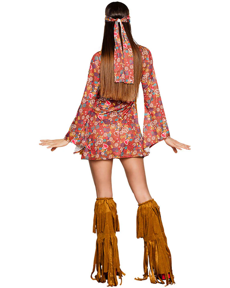 60s Hippie Hottie Womens Costume - Image 2