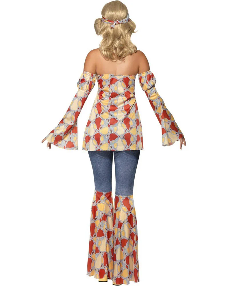 60s Vintage Hippie Womens Costume - Image 2