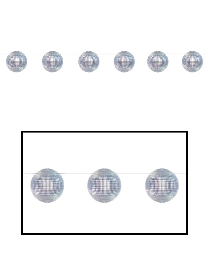70s Disco Ball Streamer 2.4m