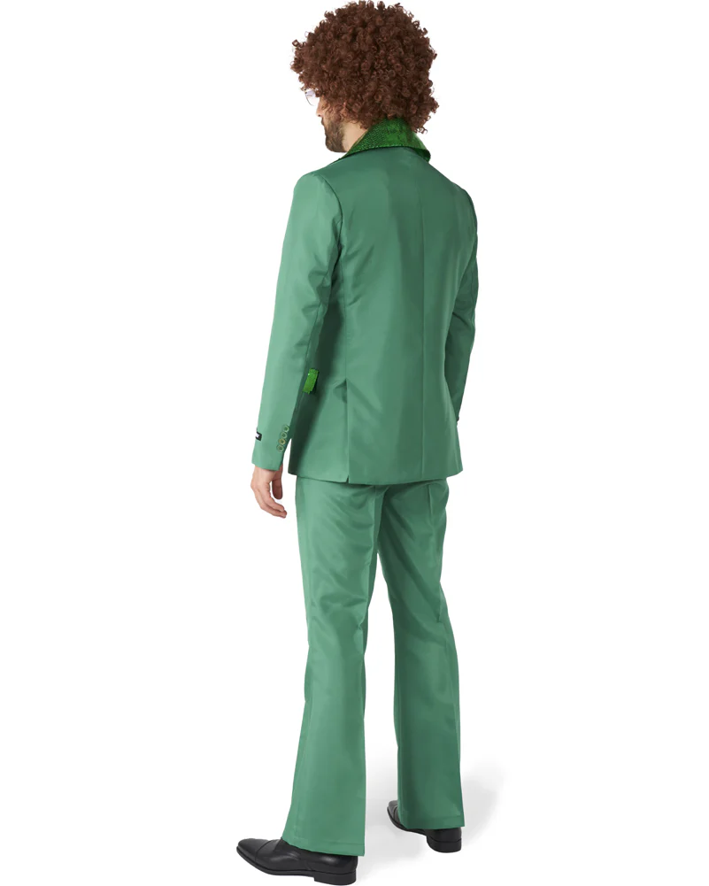 70s Disco Green Mens Suitmeister - Image 2