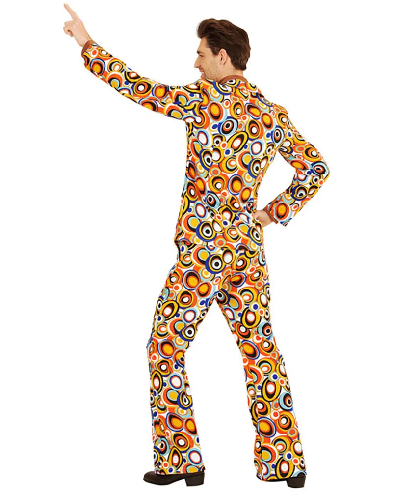 70s Groovy Bubbles Mens Suit - Image 2