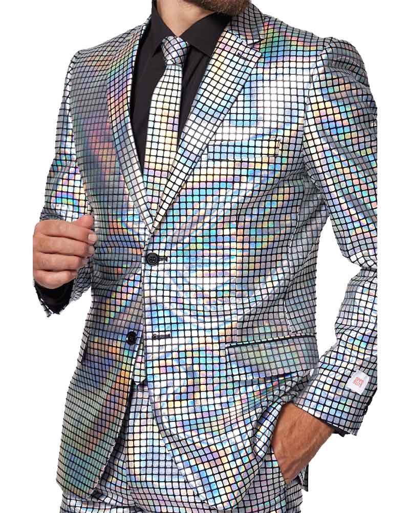 70s Opposuit Discoballer Premium Mens Suit - Image 3