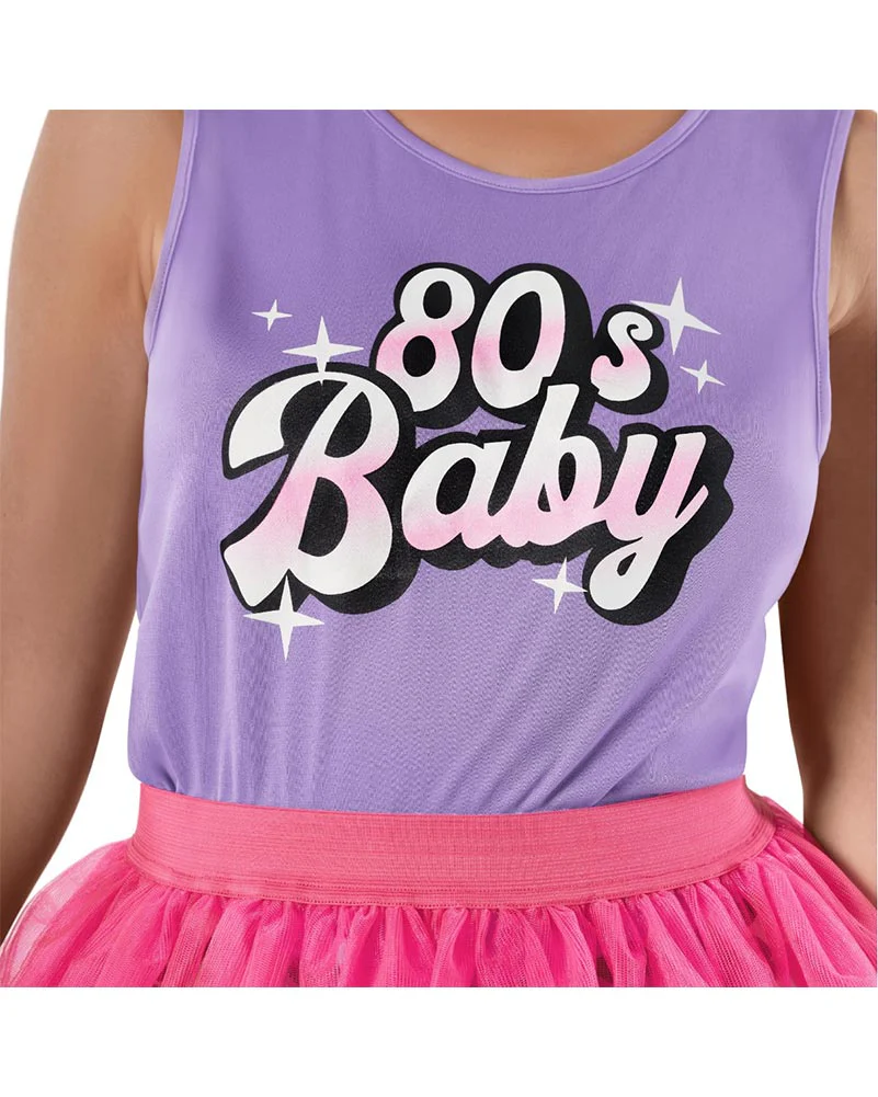 80s Baby Bright Tutu Womens Costume - Image 3
