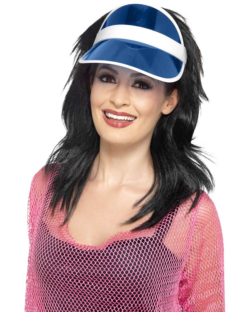 80s Blue Sun Visor