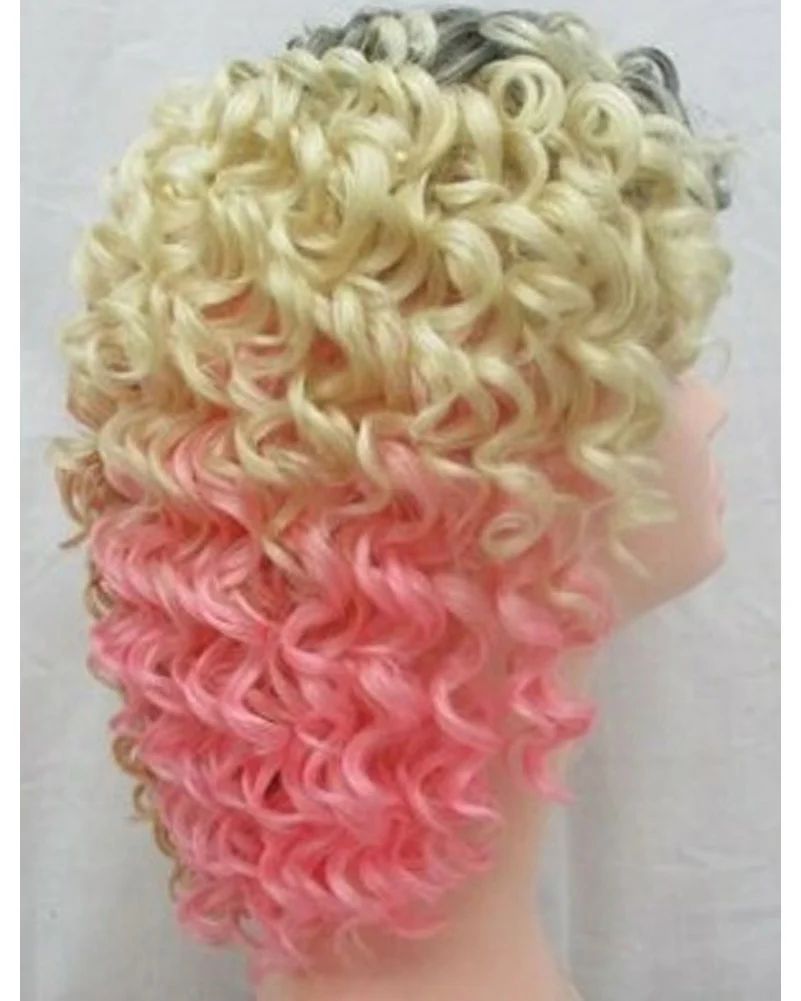 80s Cool Curls Short Curly Wig - Image 2