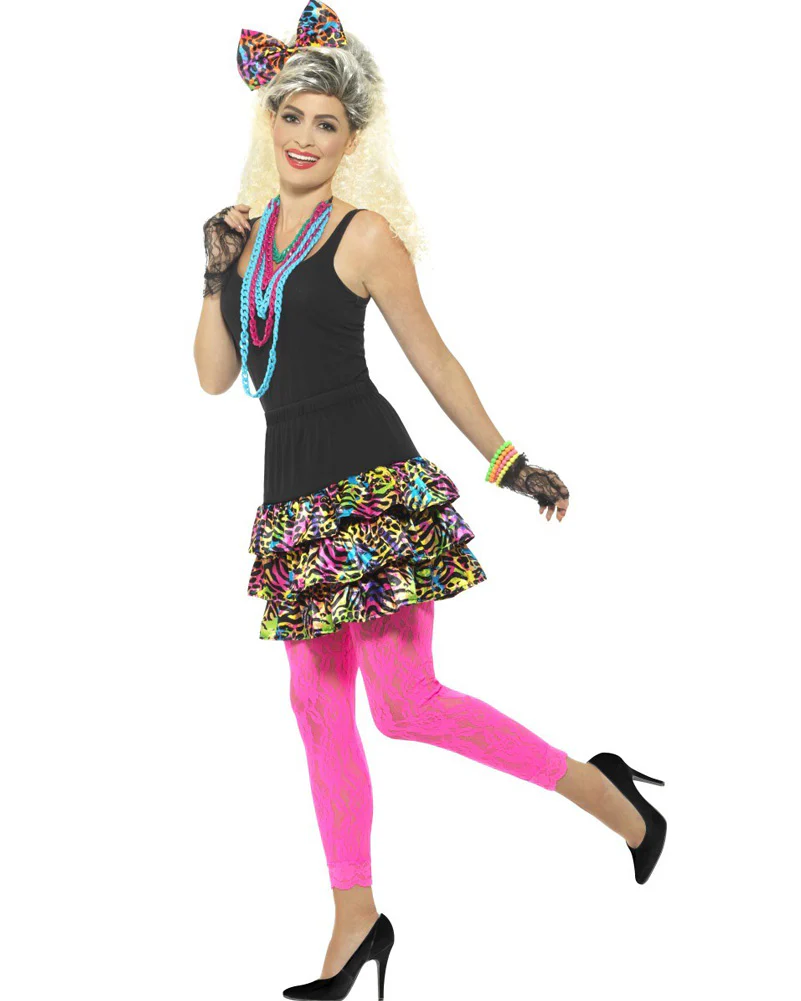 80s Party Girl Womens Costume Kit - Image 2