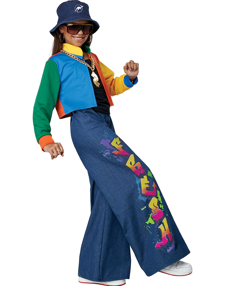 90s Hip Hop Superstar Girls Costume - Image 2