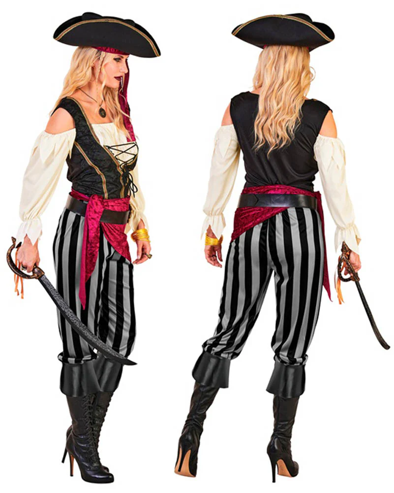 Adventuring Pirate Womens Book Week Costume - Image 2
