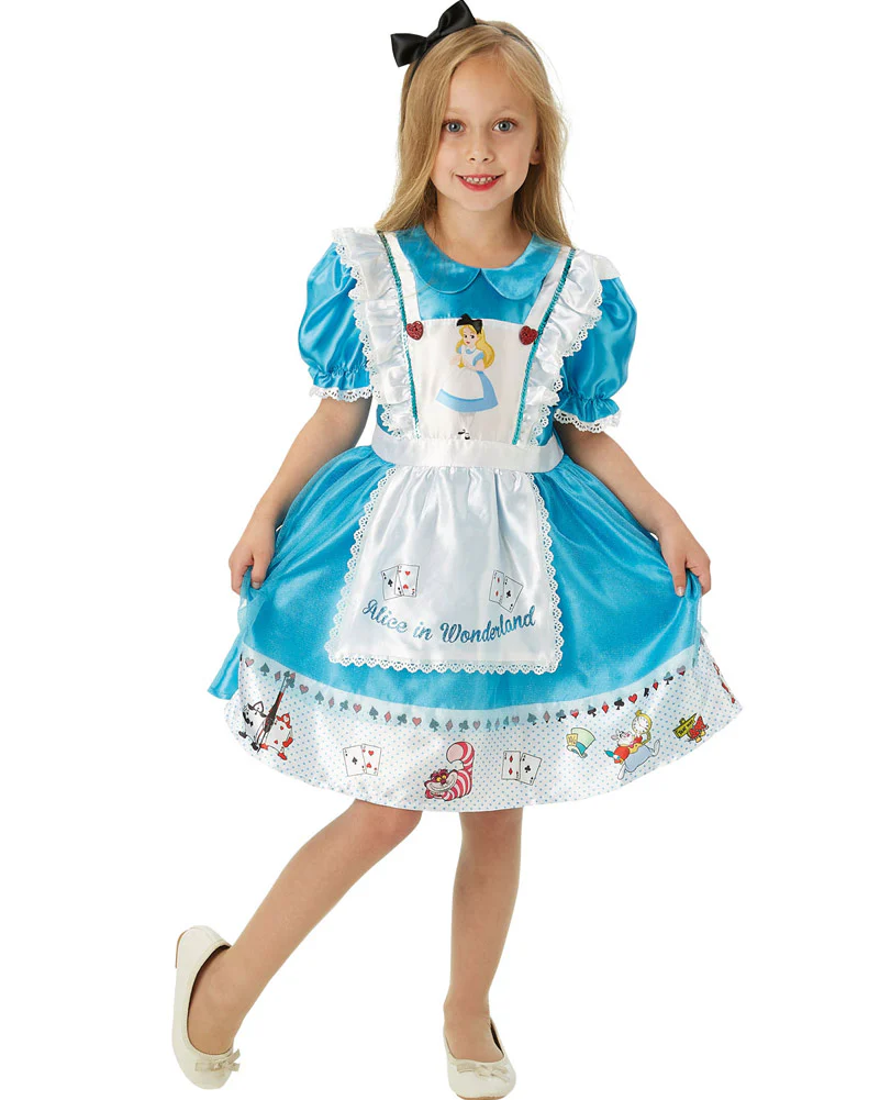 Disney Alice In Wonderland Deluxe Girls Book Week Costume