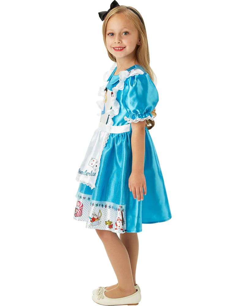 Disney Alice In Wonderland Deluxe Girls Book Week Costume - Image 2