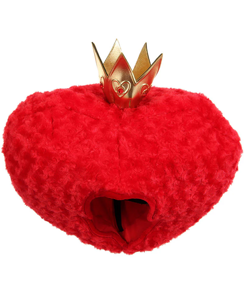 Alice in Wonderland Red Queen Plush Deluxe Hat - Image 2