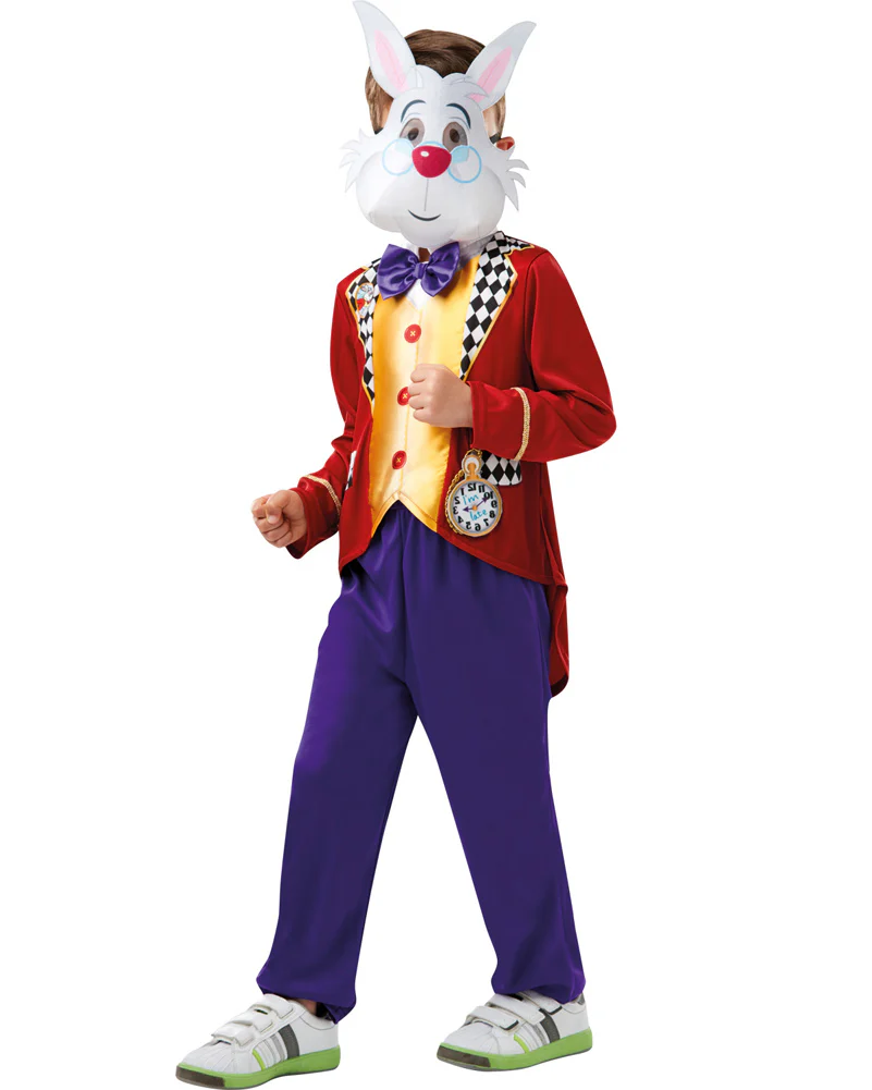 Disney Alice In Wonderland White Rabbit Boys Book Week Costume