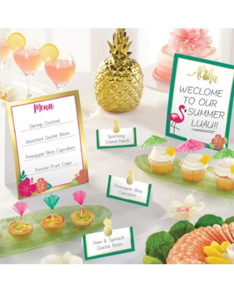 Aloha Mini Buffet Decorating Kit Pack of 12 - Image 2