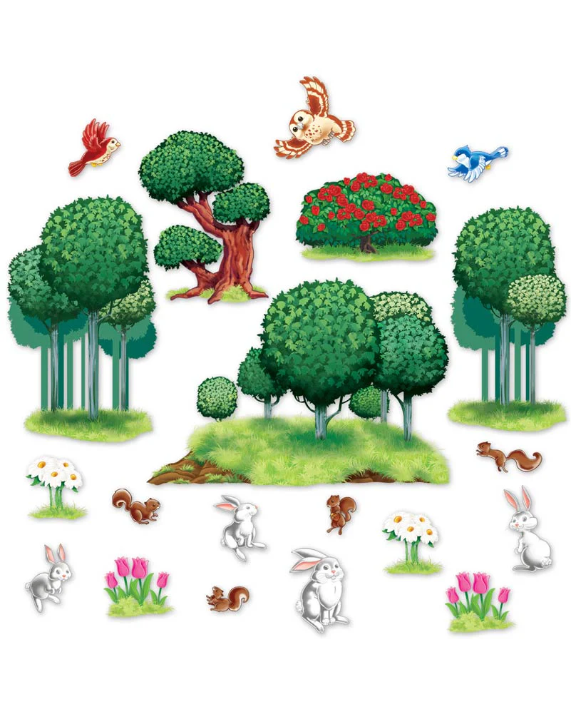 Animal and Nature Plastic Cutouts Pack of 20 - Image 2