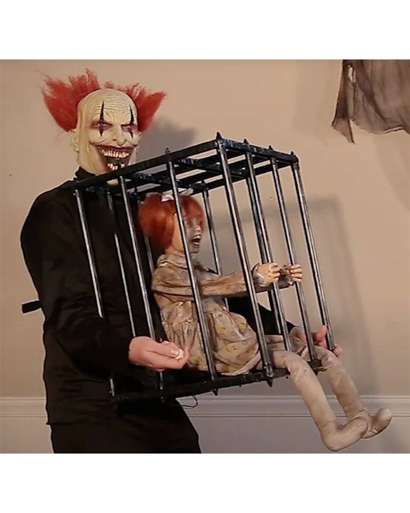 Animated Caged Kid Walk Around Adult Costume - Image 2