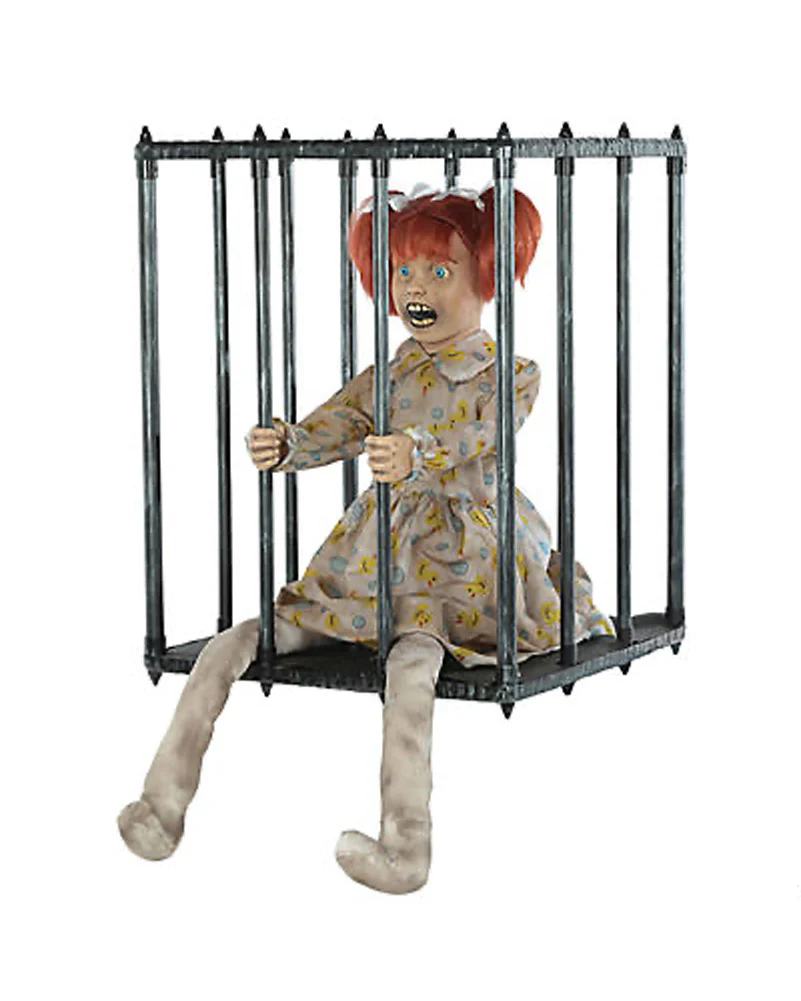 Animated Caged Kid Walk Around Adult Costume - Image 6