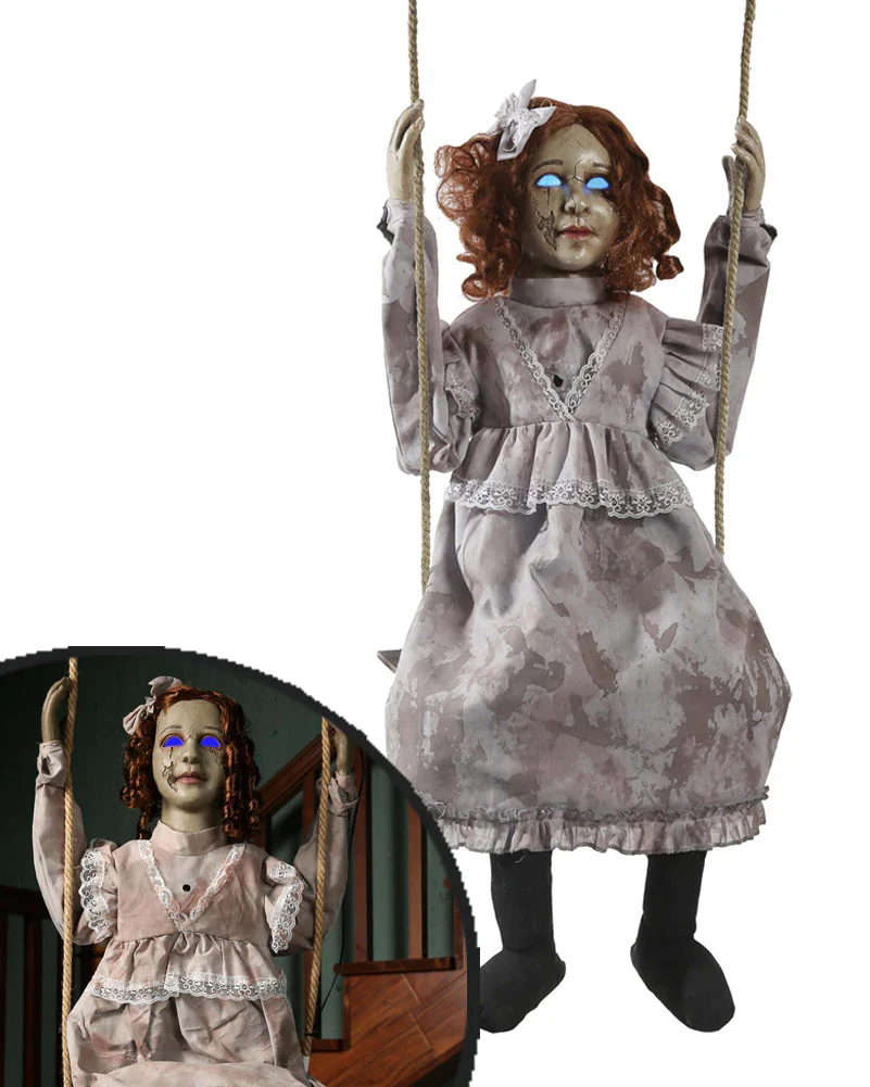 Animated Swinging Decrepit Doll (US PLUG) - Image 2