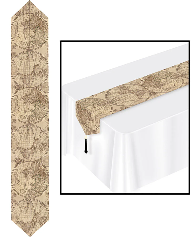 Around the World Printed Table Runner