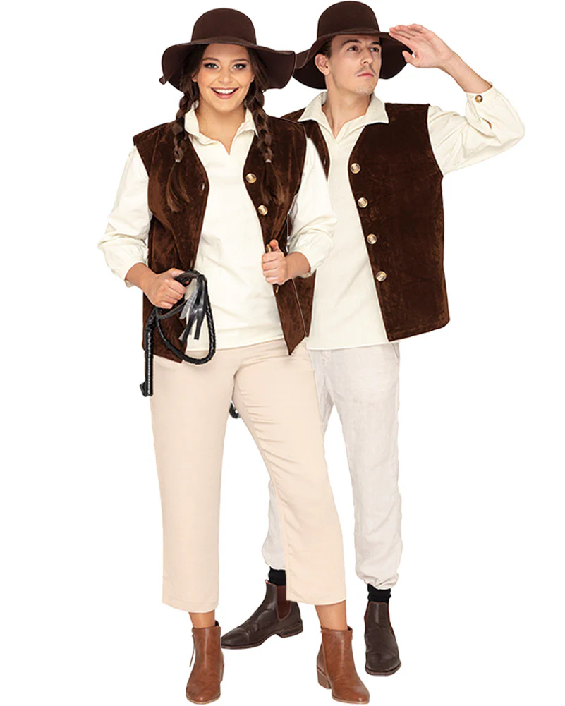 Australian Explorer Deluxe Adult Plus Size Book Week Costume