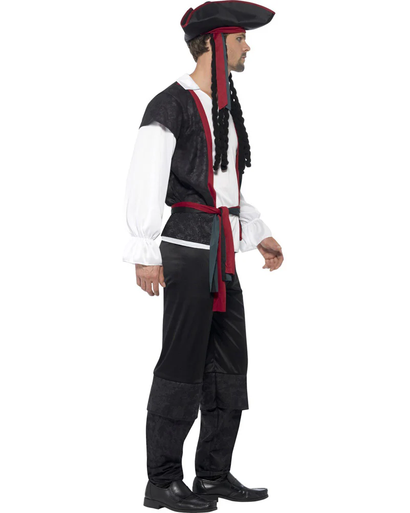 Aye Aye Pirate Captain Mens Book Week Costume - Image 2