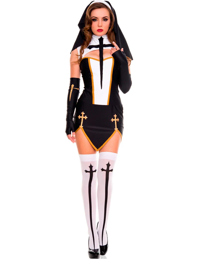 Bad Habit Nun Womens Costume