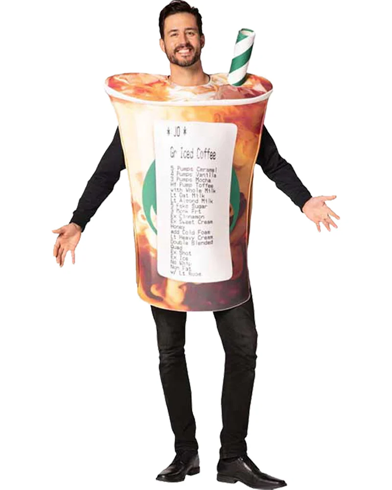 Baristas Nightmare Coffee Cup Adult Costume - Image 3