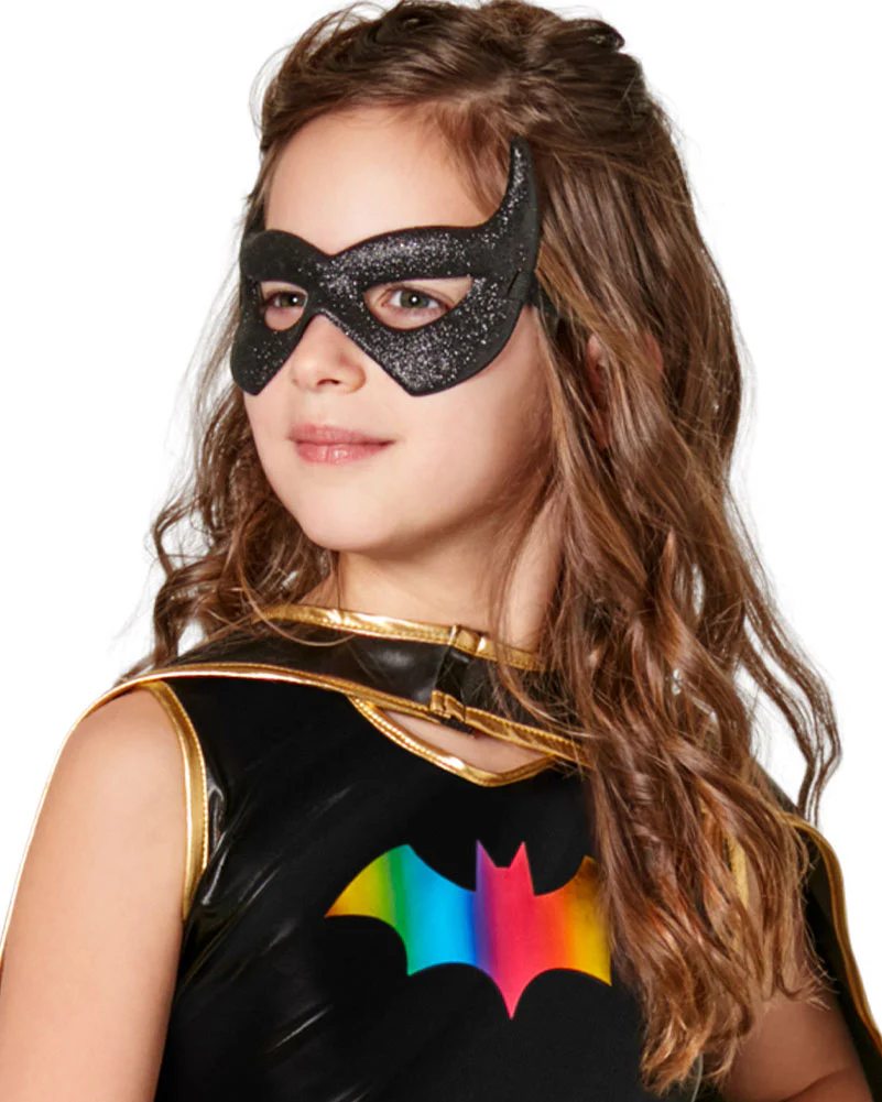 Batgirl Rainbow Tutu Dress Deluxe Girls Costume - Image 3