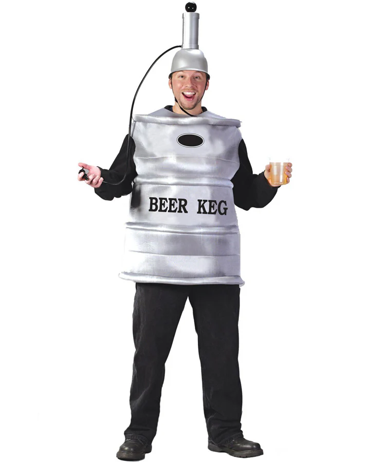 Beer Keg Adult Costume