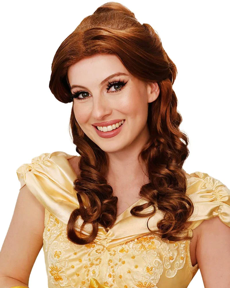 Belle of the Ball Premium Long Curly Brown Wig