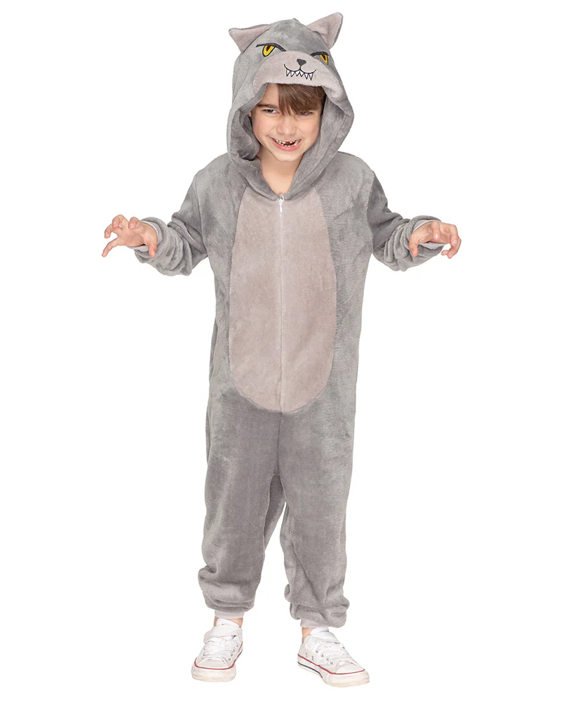 Big Bad Wolf Cosy Deluxe Kids Book Week Costume - Image 3