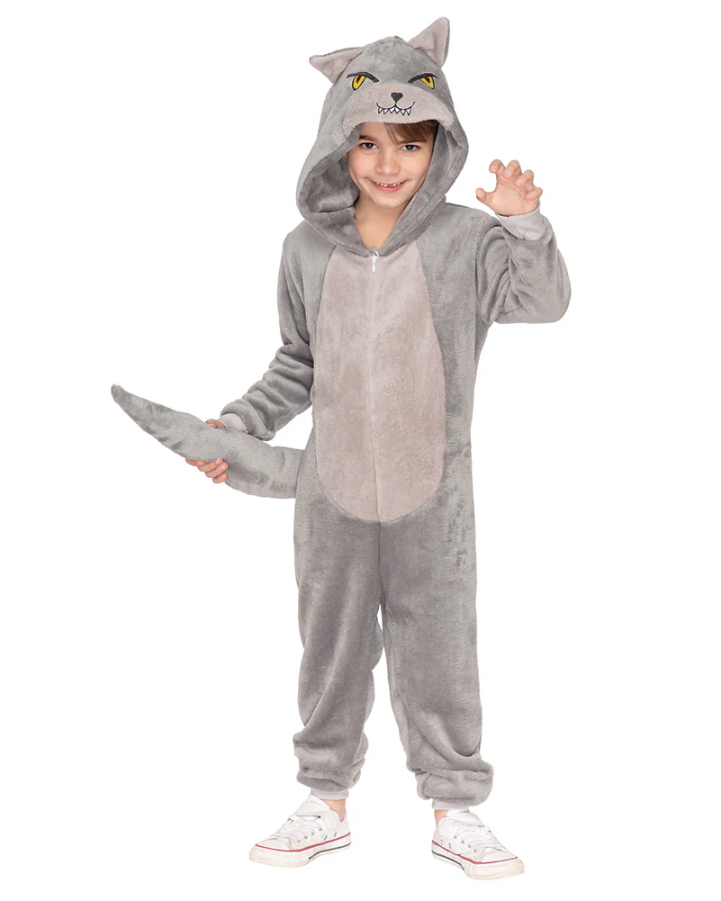 Big Bad Wolf Cosy Deluxe Kids Book Week Costume - Image 7