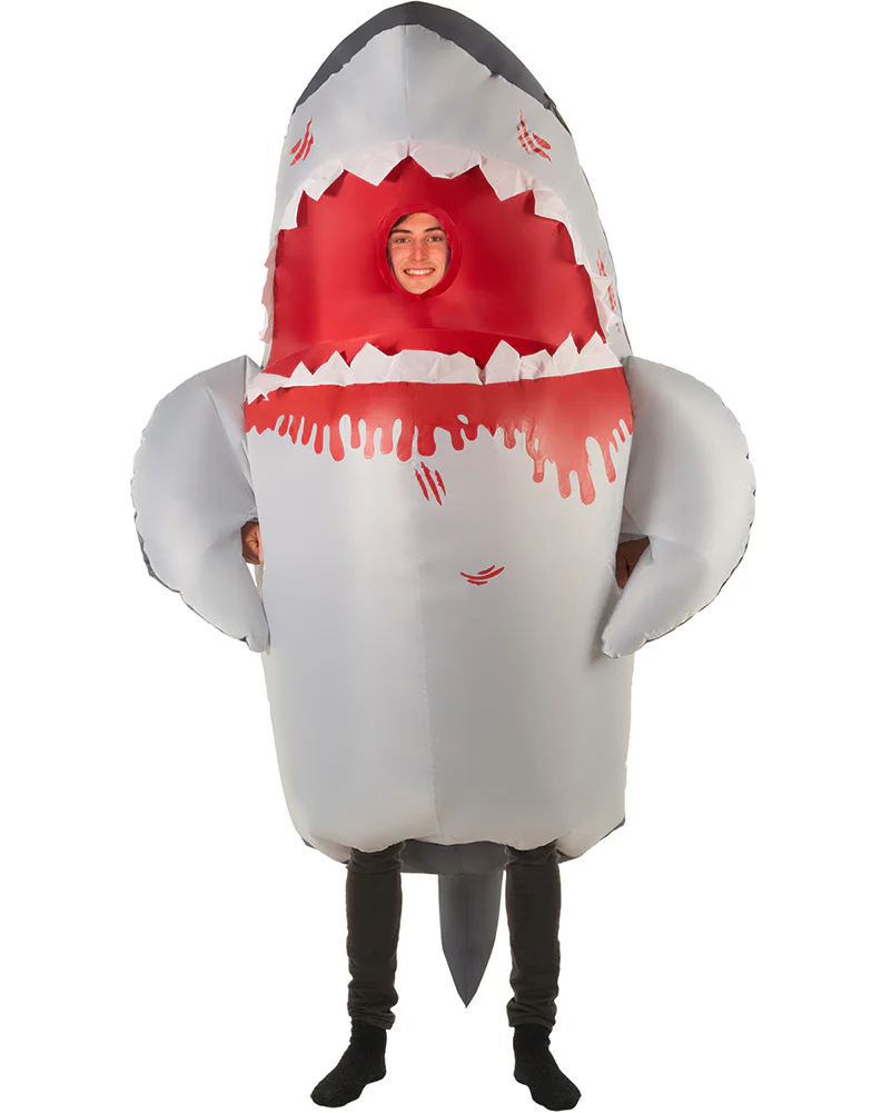 Big Mouth Shark Inflatable Adult Costume - Image 3