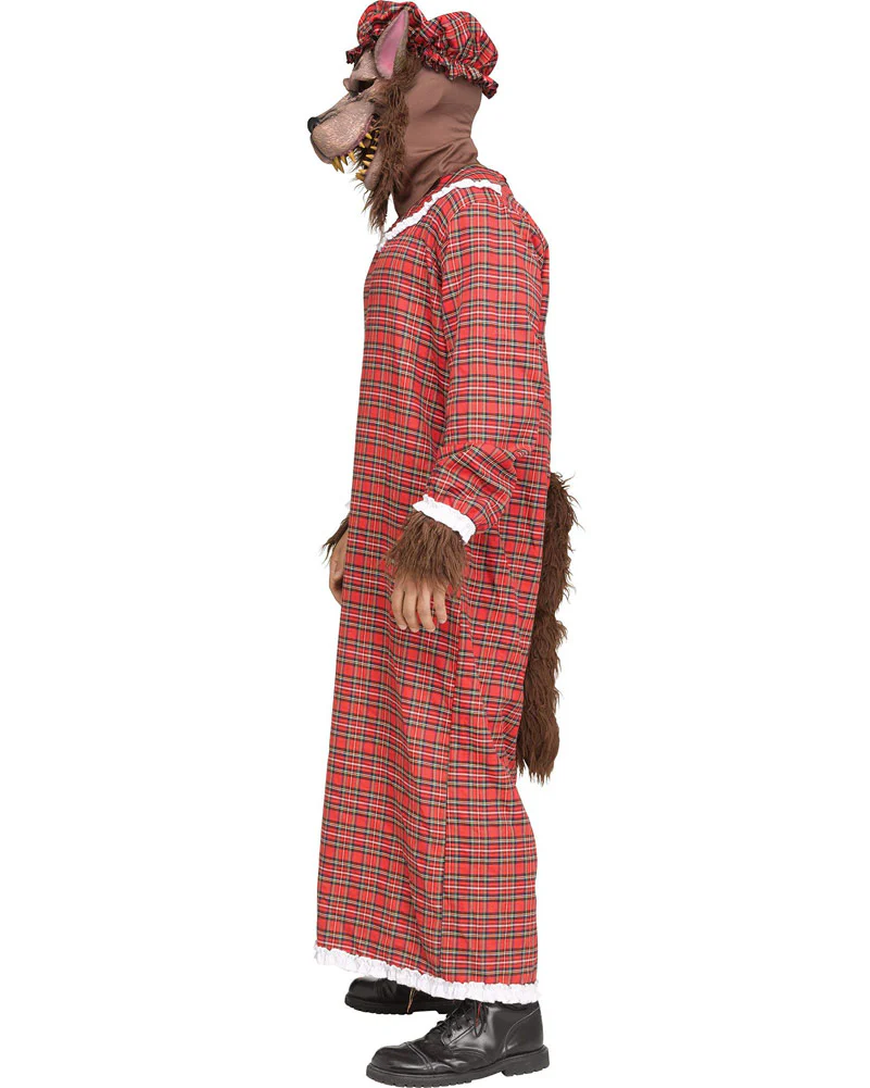 Big Teeth Granny Wolf Mens Costume - Image 2