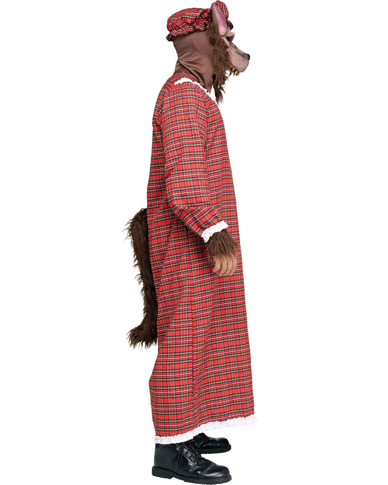 Big Teeth Granny Wolf Mens Costume - Image 3
