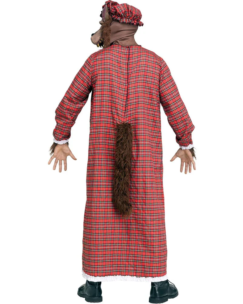 Big Teeth Granny Wolf Mens Costume - Image 4