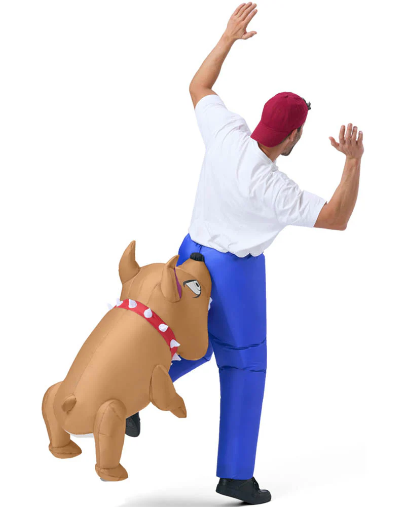 Bitten By a Bulldog Inflatable Adult Costume - Image 2