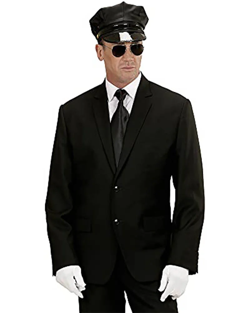 Black Chauffeur Hat - Image 3