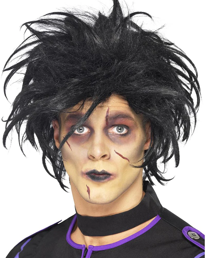 Black Ed Scissor Psycho Wig