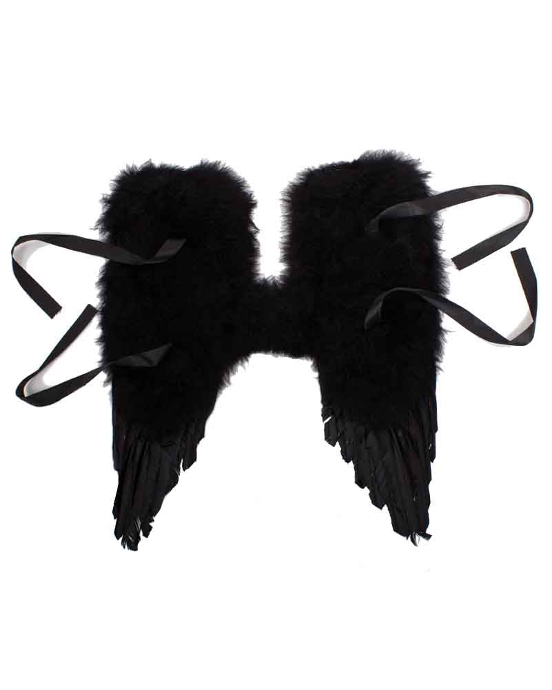 Black Feather Large Angel Wings - Image 2