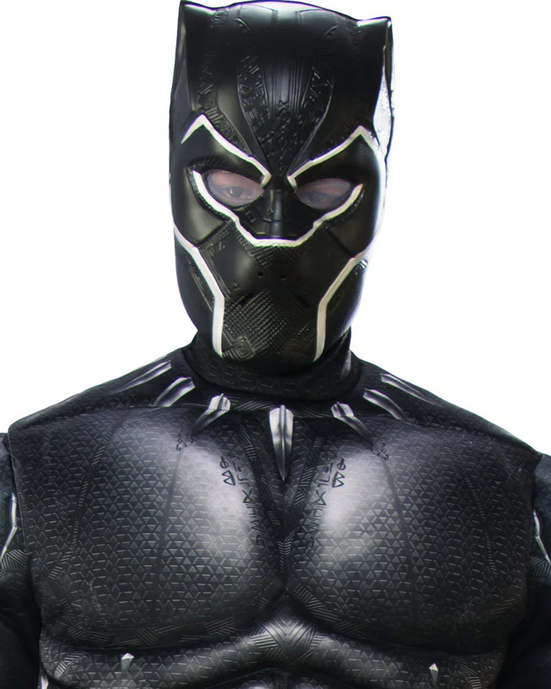 Black Panther Movie Deluxe Black Panther Mens Costume - Image 3