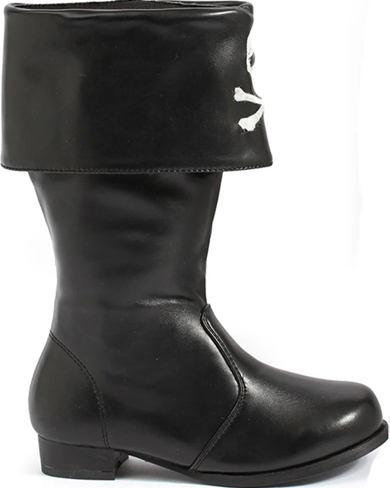Black Patches Pirate Boys Shoes - Image 2