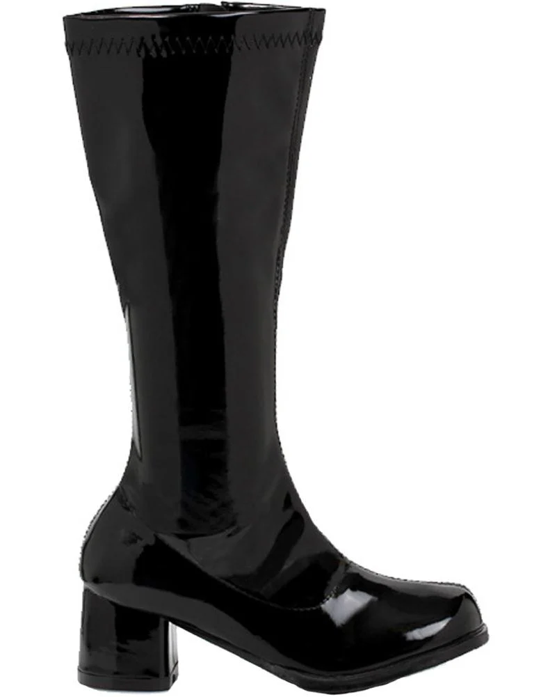 Black Patent Go Go Kids Boots