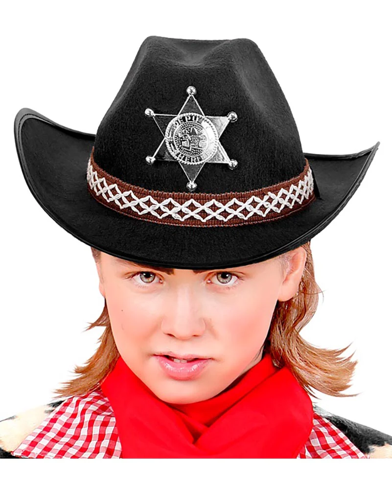 Black Sheriffs Kids Hat - Image 3