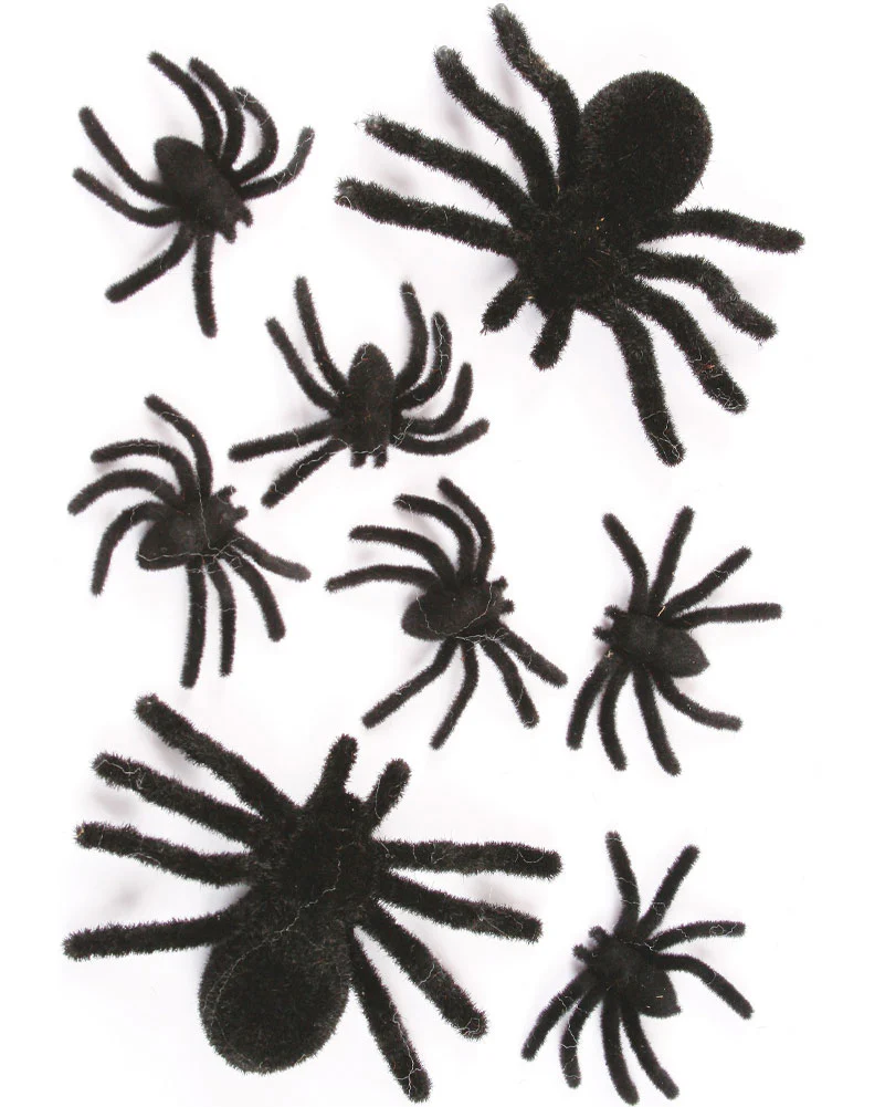 Black Spider Webbing with Bonus Spiders - Image 3